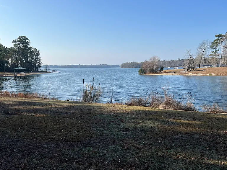 front view of lake