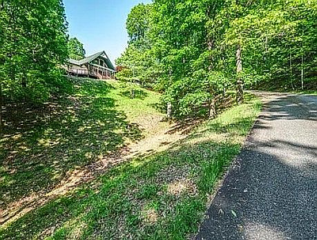 2 paved roads to the home.