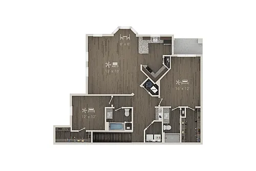 Floor plan B2U + Garage
