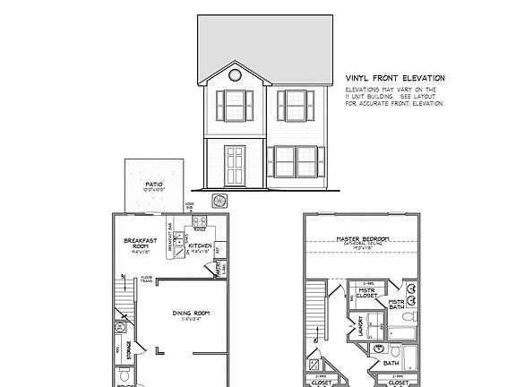 Spacious floorplan with all bedrooms upstairs.