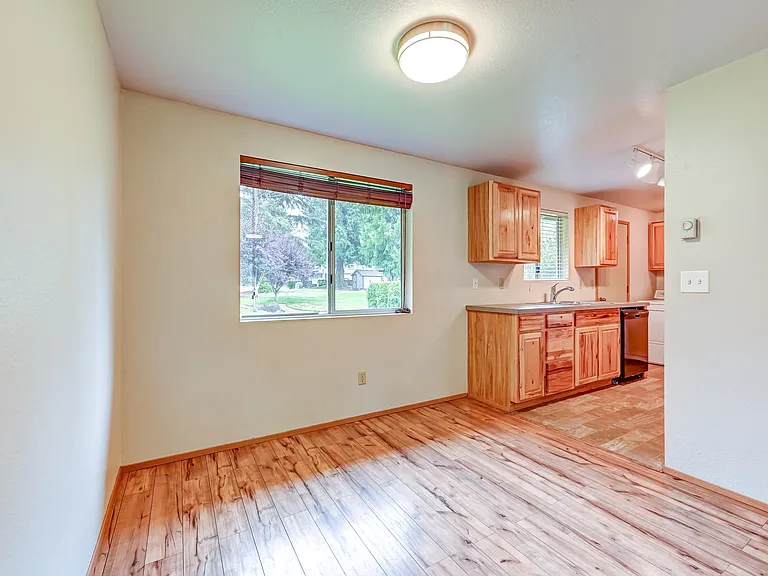 Dining Room and Kitchen.