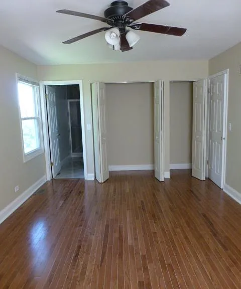 Master bedroom and bathroom