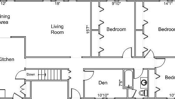 Main Floorplan For 4201 Hegg Ave.