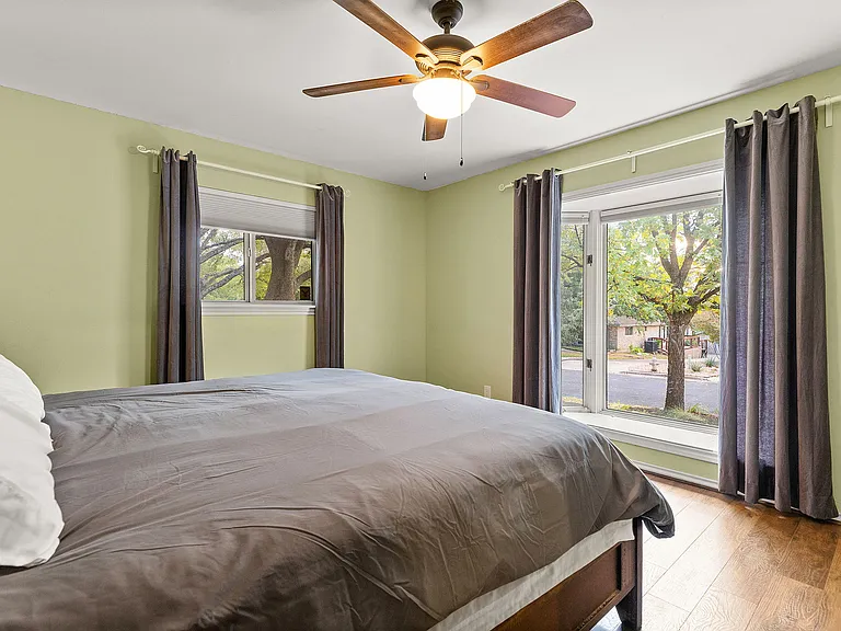 Bedroom with king bed
