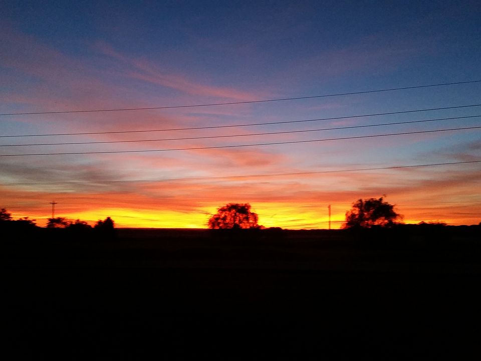 sunsets at night