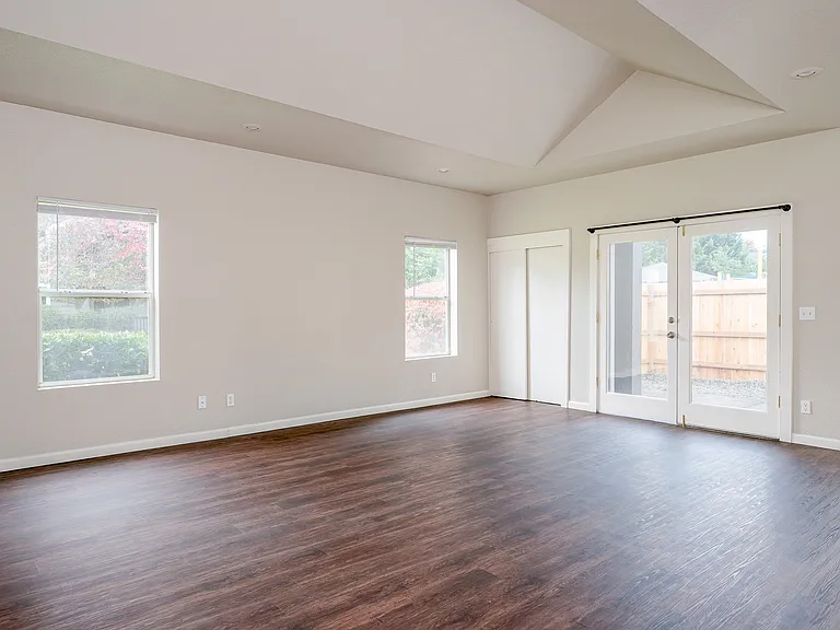 Two Bedroom One Bath | Living Room and Patio