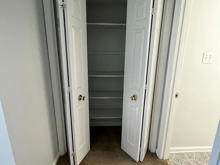 hallway closet upper level