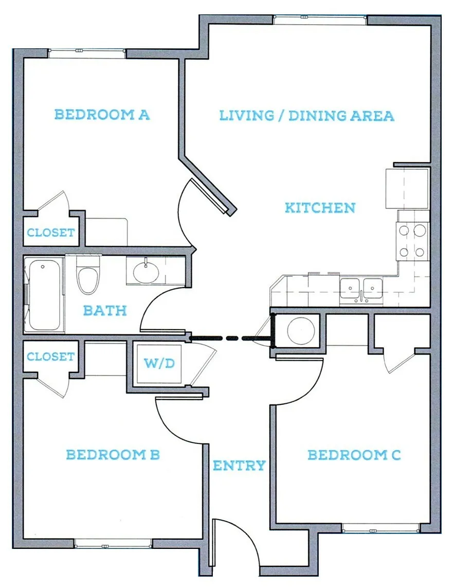 Floor plan 3X1