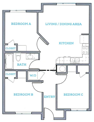 Floor plan 3X1