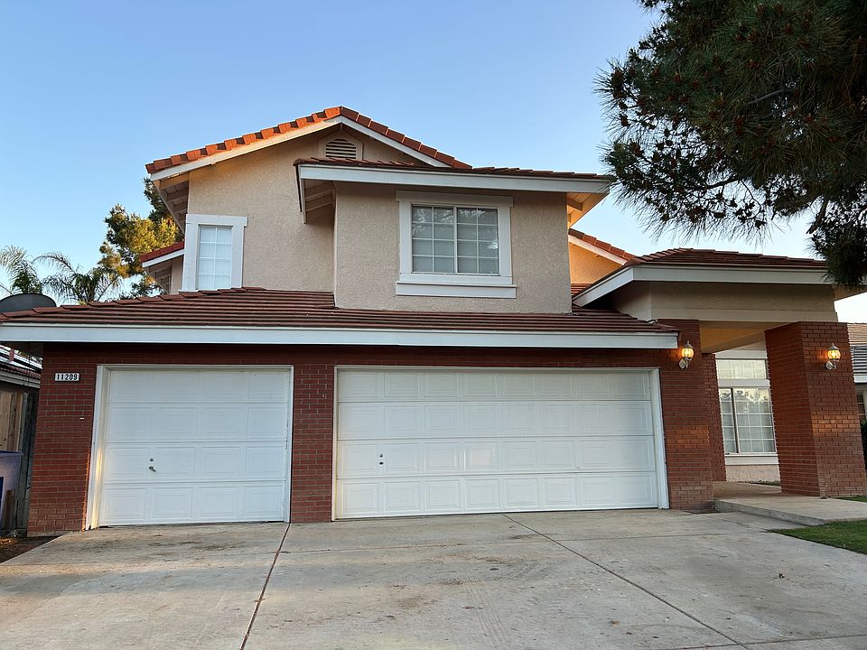 Street view of the front of the house