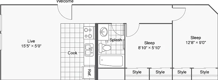 671 sqft 671 sqft