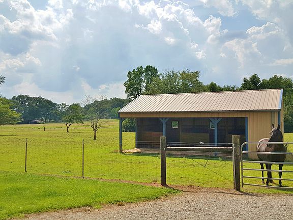 Stable and lot are fenced