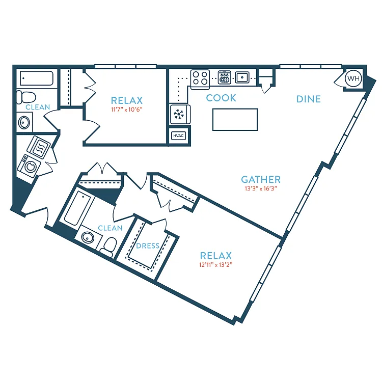 Floor plan 1268 Berkeley B5