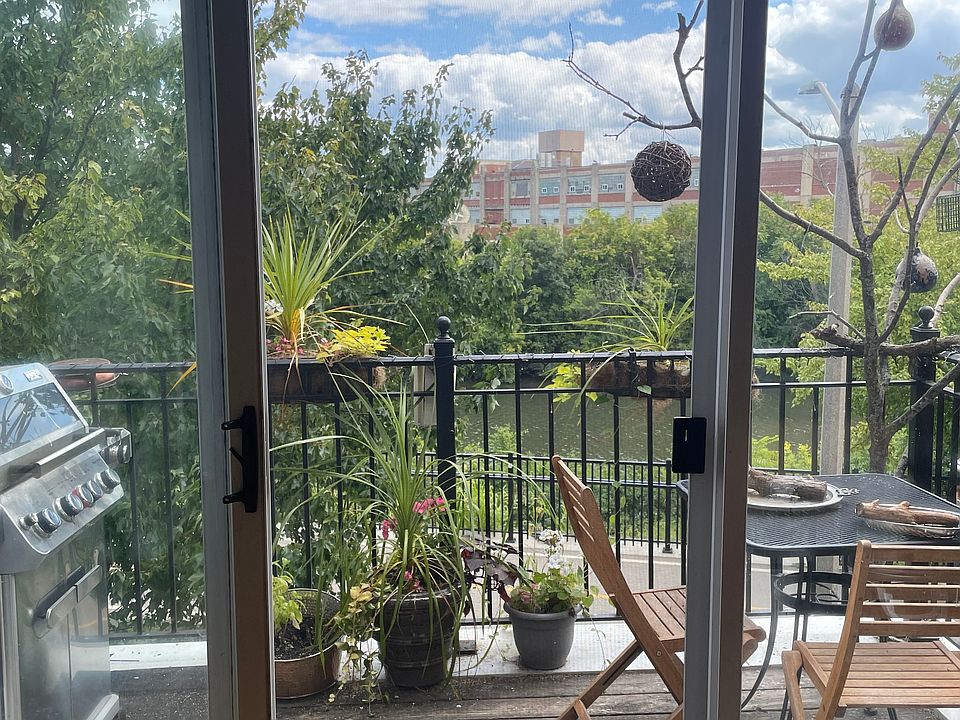View of the river from the kitchen