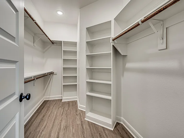 View of Master bedroom closet