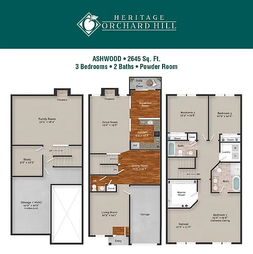 Floor plan The Ashwood Interior