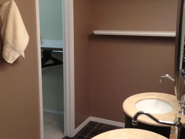 Master bathroom with his/hers vanities