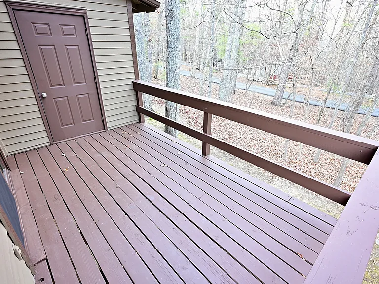 BACK DECK WITH STORAGE CLOSET
