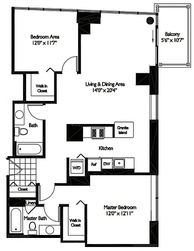 Floor plan 2 BEDROOM 11 - TIDES