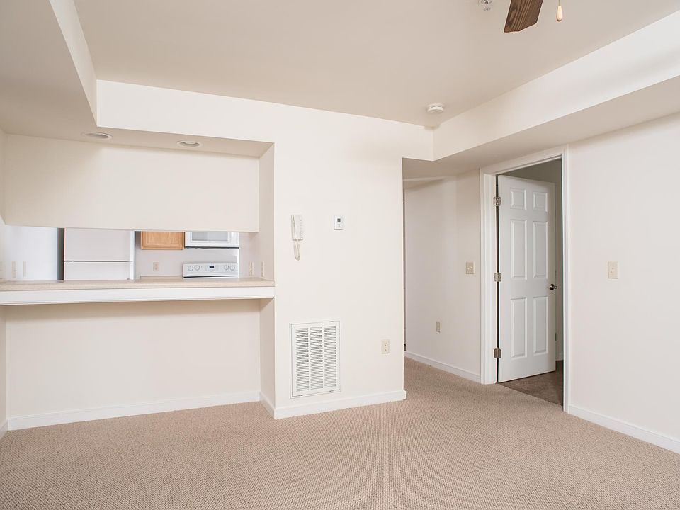 Living room with eat-in counter