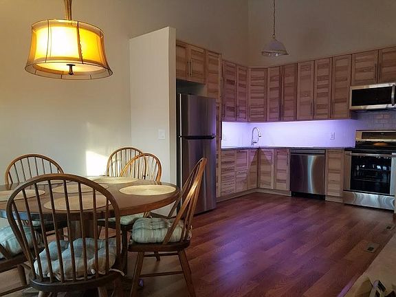 Dining room and kitchen
