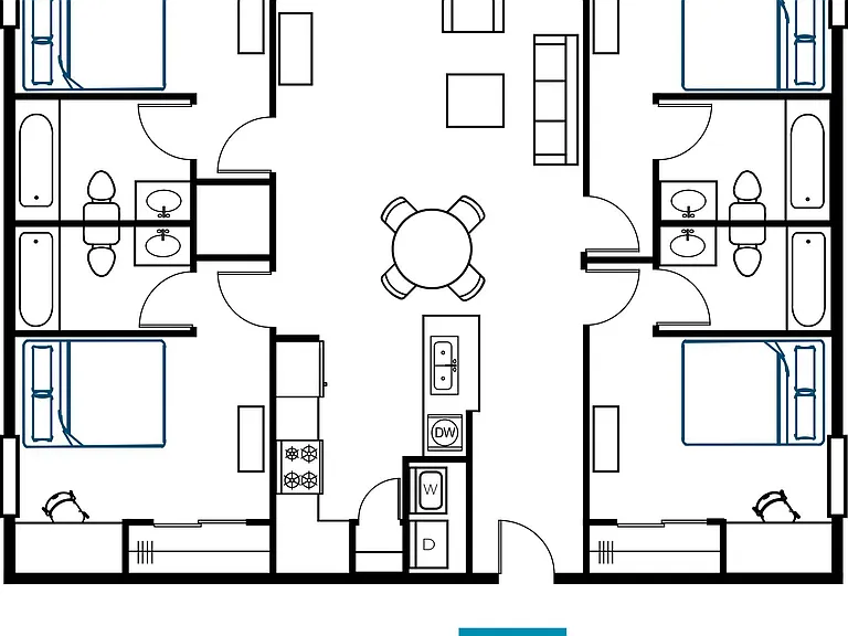 58 West - Student Living Priced Per Room — Photo 24