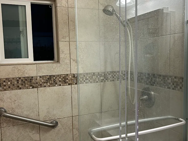 downstairs bathroom shower
