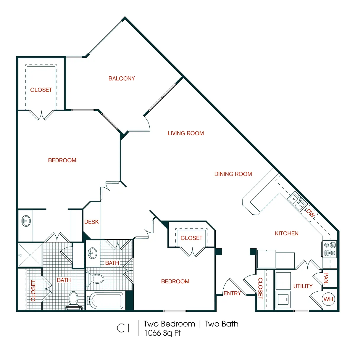 Floor plan C160