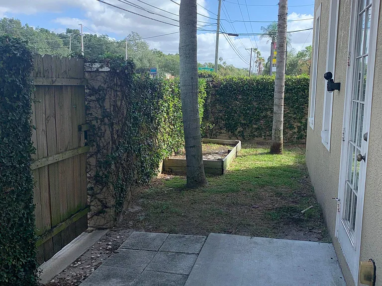 Back patio
