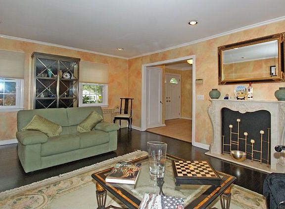 spacious living room