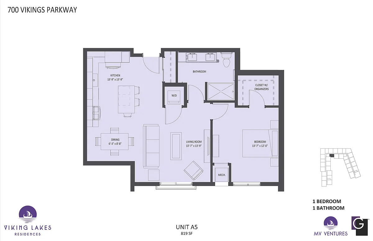 Floor plan $2.25/sq.ft. - A5
