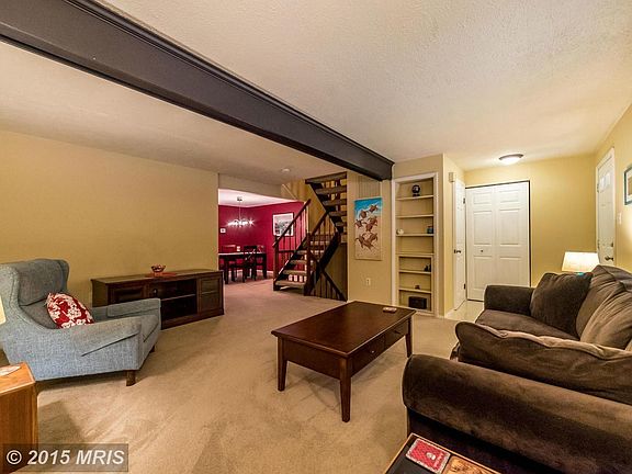 Living room towards dining room