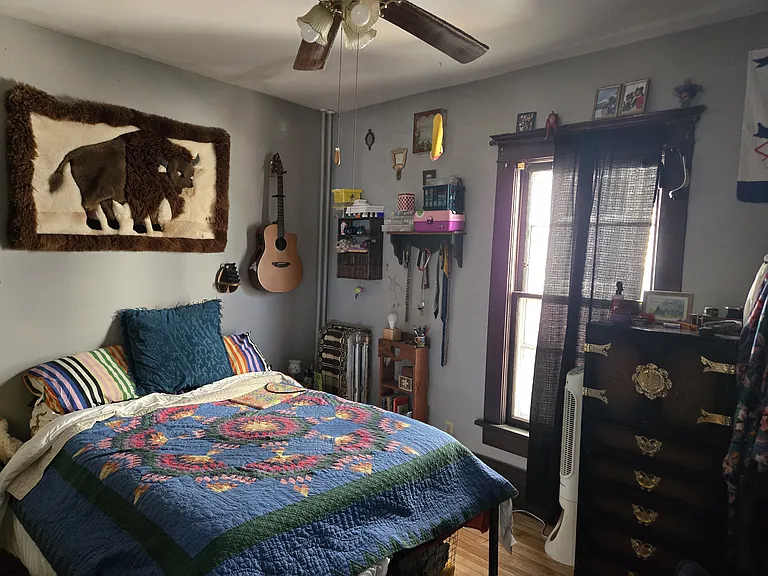 Large bedroom with large closet