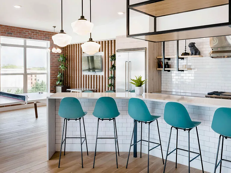 Resident Lounge with Ping Pong table