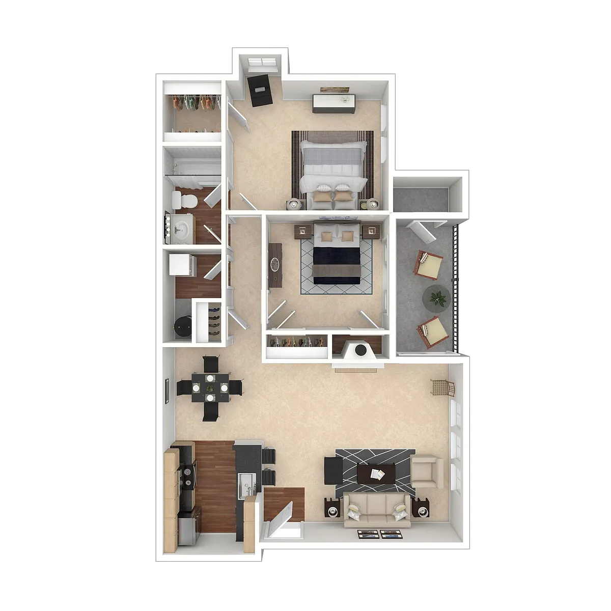 Floor plan The Brewster