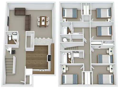 Floor plan 6X2 M