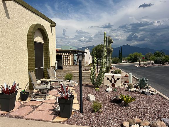 Santa Rita Mountains from driveway.