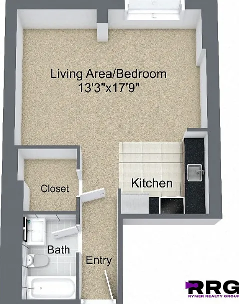 1 bed, 1.0 bath, 850 sqft, $2,360 — Photo 2