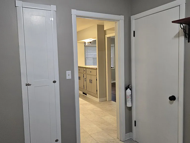 laundry room to kitchen