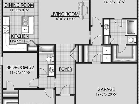 Hillsborough IV A - Floor Plan - DSLD Homes