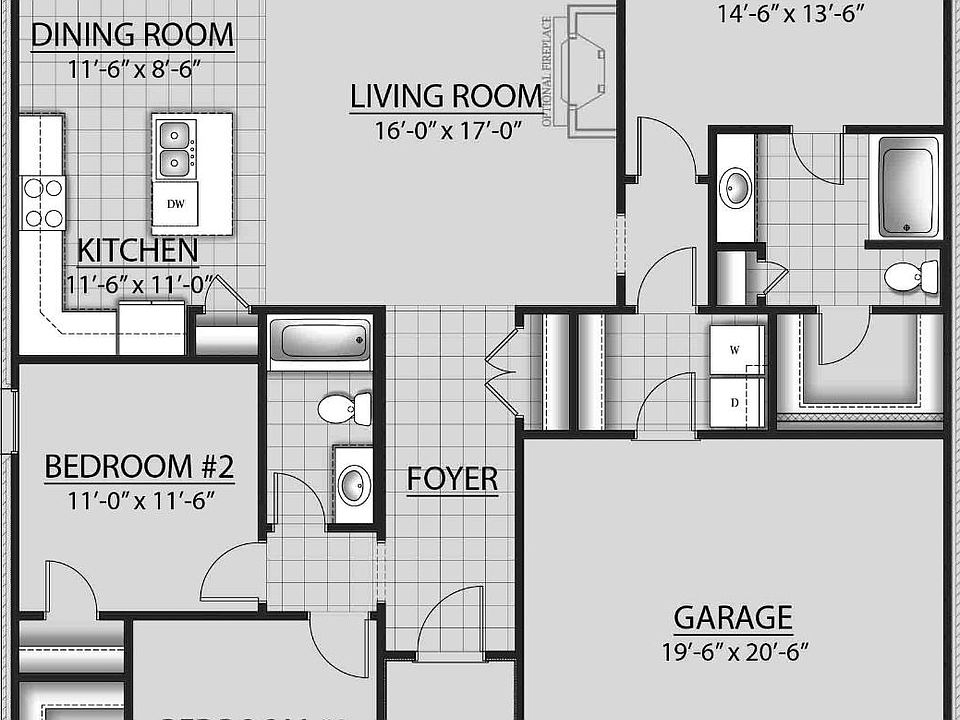 Hillsborough IV A - Floor Plan - DSLD Homes