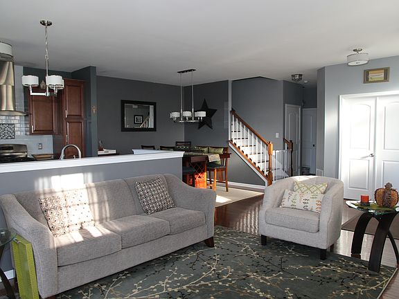 Open living/dining room