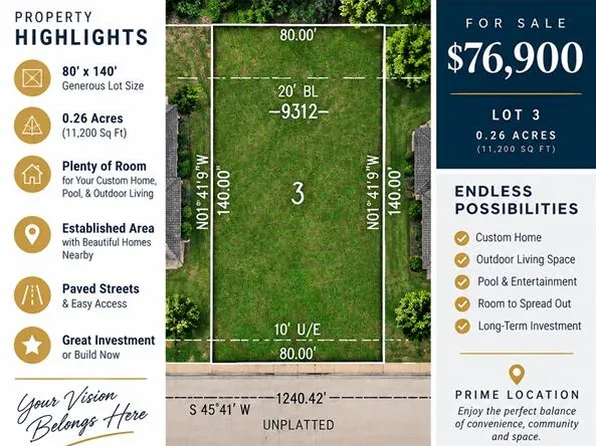 9312 SW 35th St Lot 3, Oklahoma City, OK 73179