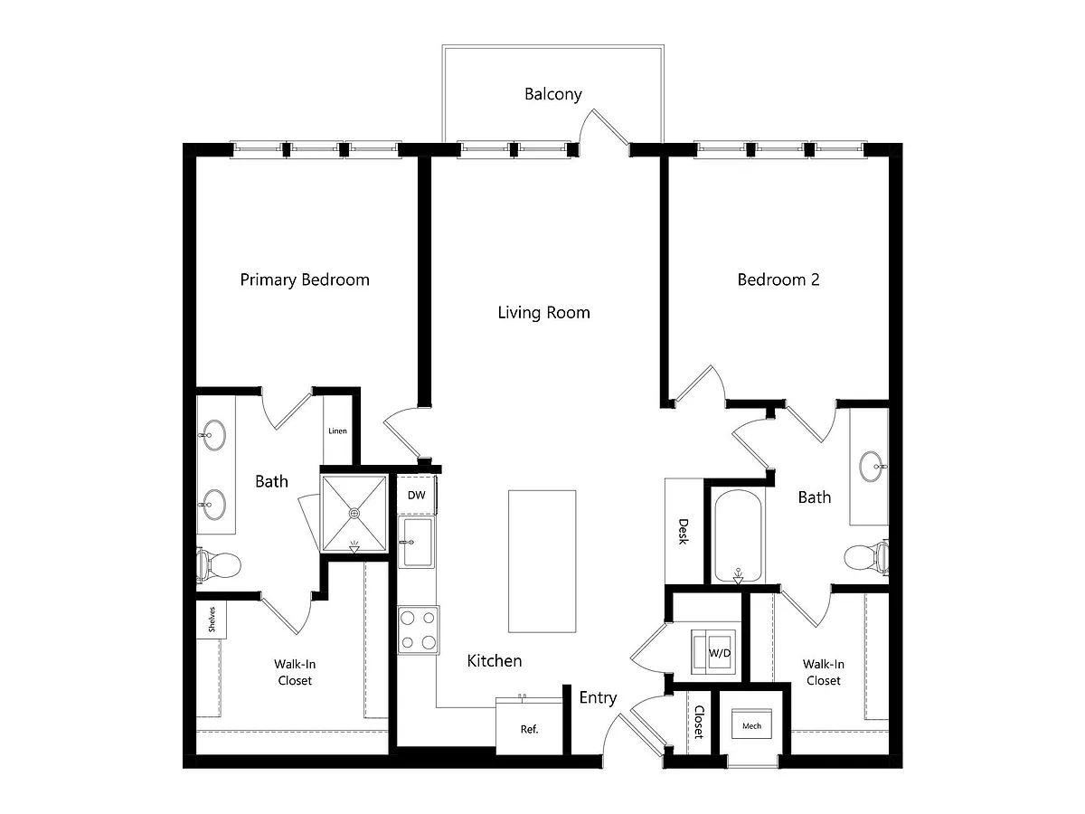 Floor plan B2