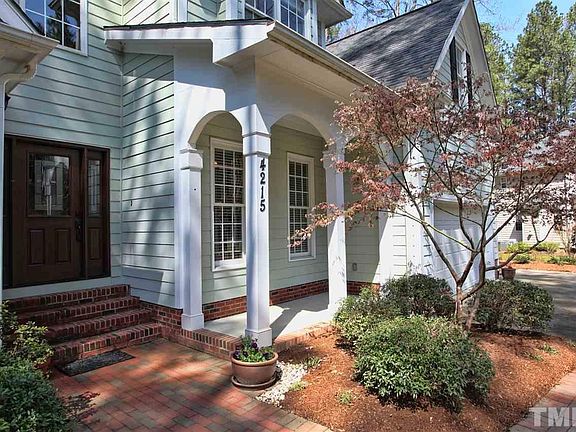 inviting approach to the house.  Porch area.