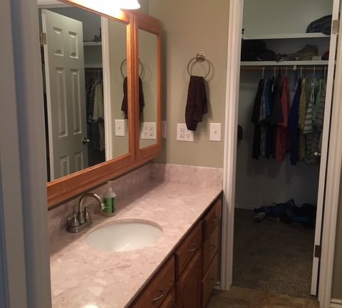 Master bathroom