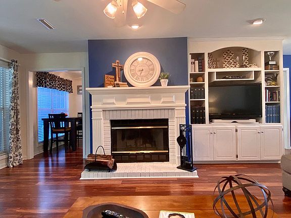 Family room fireplace 