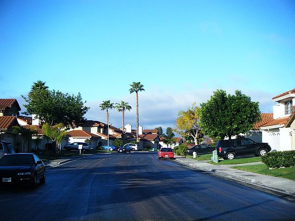 view to the west in the morning