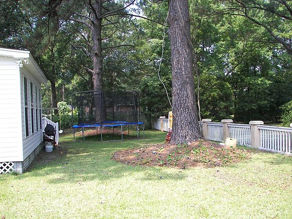 Large Backyard property line extends past fence