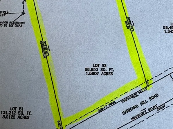 LOT 52-52A Barnard Hill Rd, Boylston, MA 01505